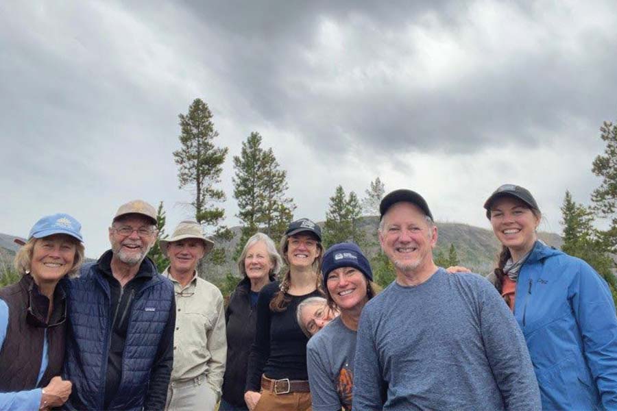 Former GTMA employee Jordyn Steele led a hike to Pike Creek with a fun group of folks from the gathering.