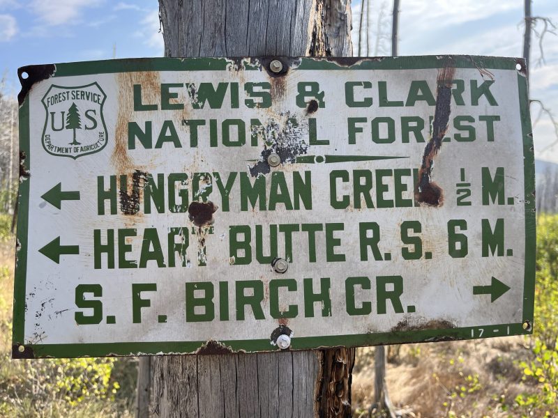 Lewis & Clark National Forest Sign